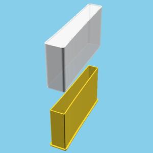 LATIN CAPITAL LETTER I, nestable box (v1)
