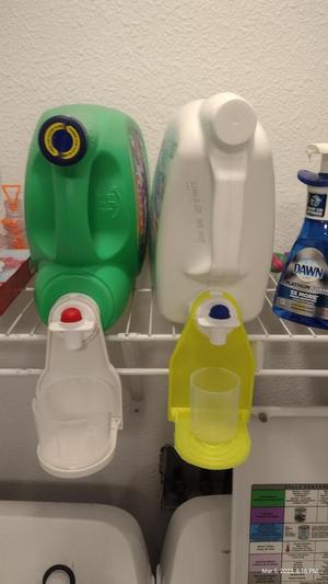 Laundry Soap Cup Holder Attachment