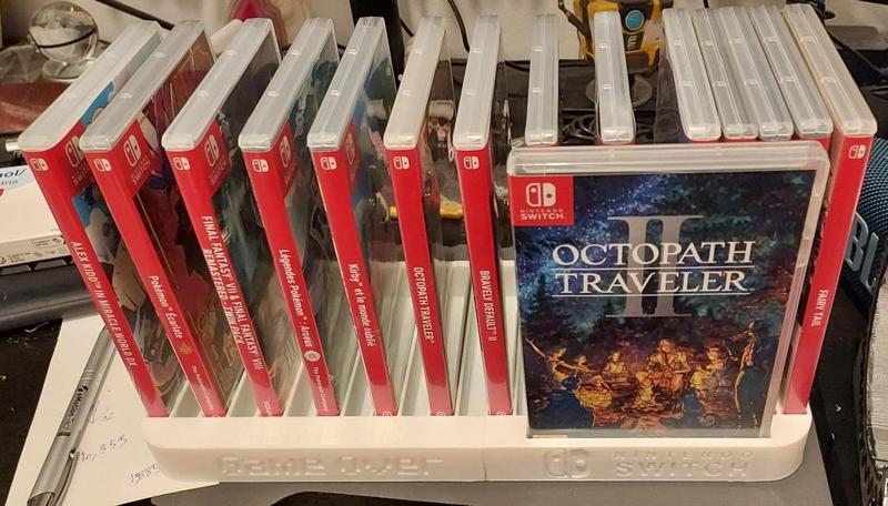 Support de jeux switch 12 et 24 jeux