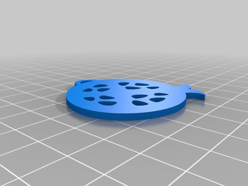 Pommegranate pendant or earring