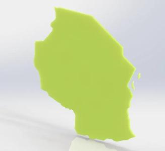 Map of Tanzania   