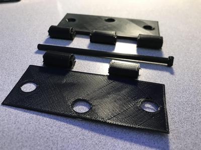 Hinge with bolt