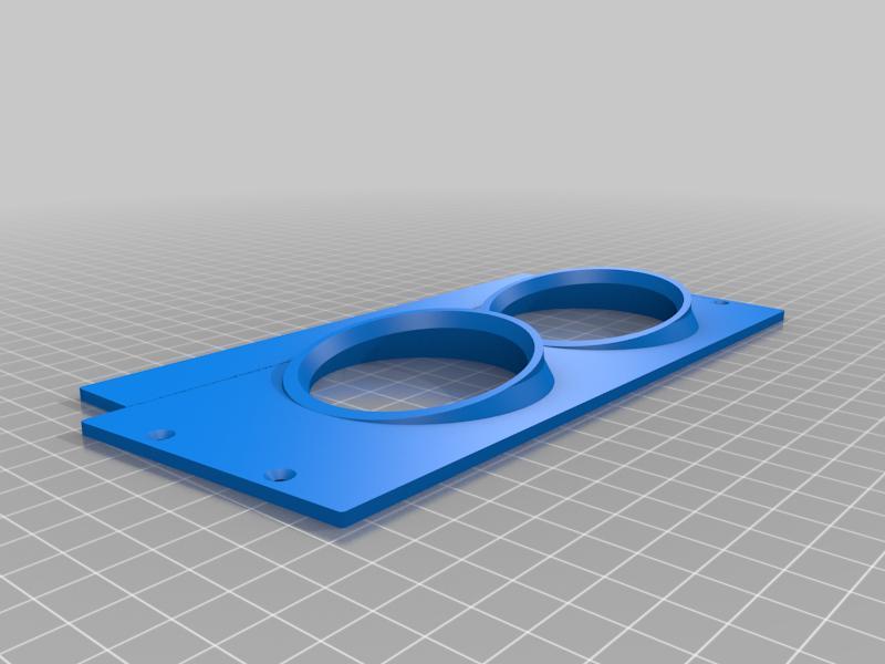 350z mount gauges into upper storage bin