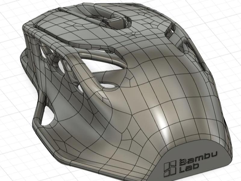 Bambu Lab Maus mit Bambu Lab Logo