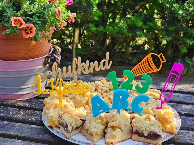 School Enrollment Cake Topper Collection