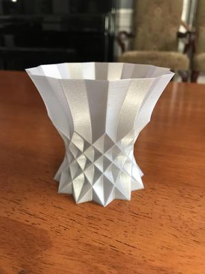 Faceted Vase