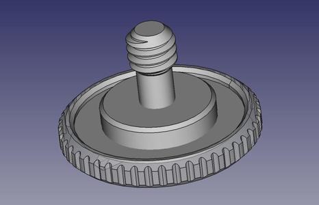 1/4"-20 nut (screw) for photo camera mount