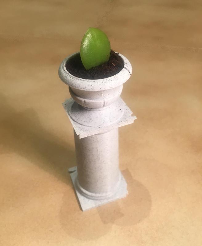 Roman Column Vase, Pot