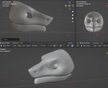 Sergal Head Base 