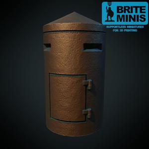 Einmannbunker (Supportless, FDM friendly)