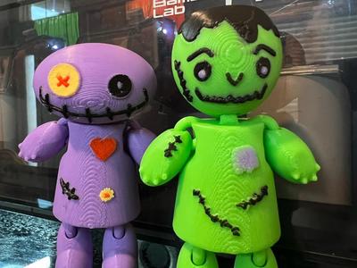 Flexi Franken Dude multicolor Halloween fidget