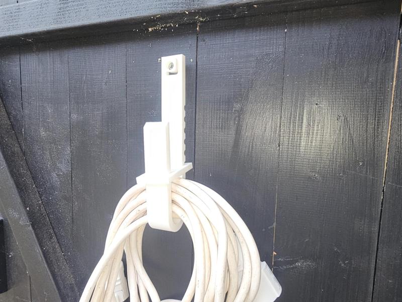 Large cable cord hanger
