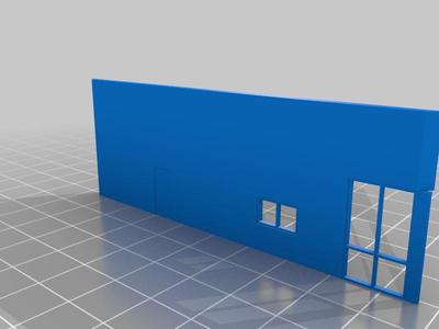 n scale famous pizza restaurant drive thru