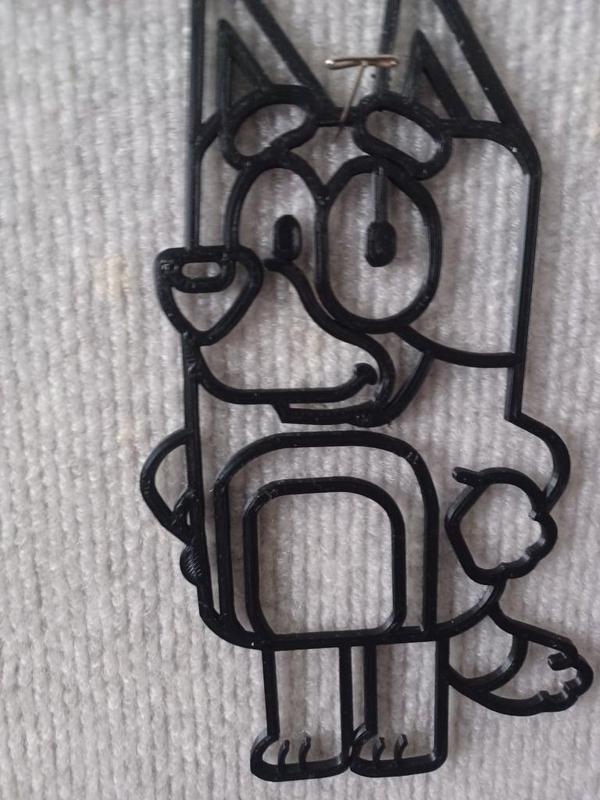 Bluey: Bandit 2d wall art