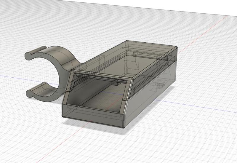 Enclosure for pulse counter Modkam