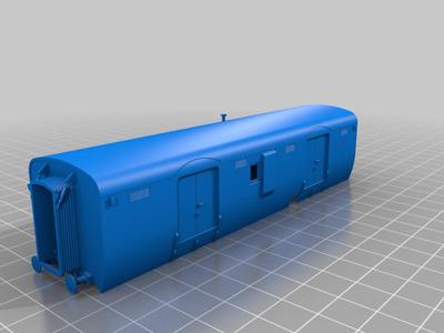 Tasmanian Government Railways DZ brake van HOn3.5