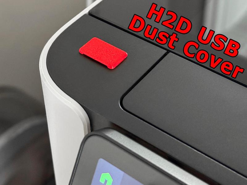 H2D Dust Cover for USB Port - Low Profile