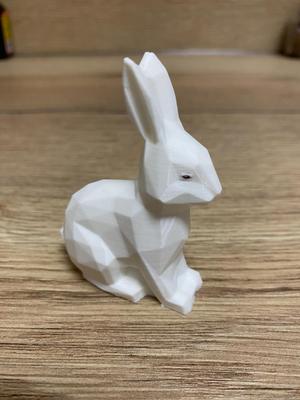 low poly bunny rabbit