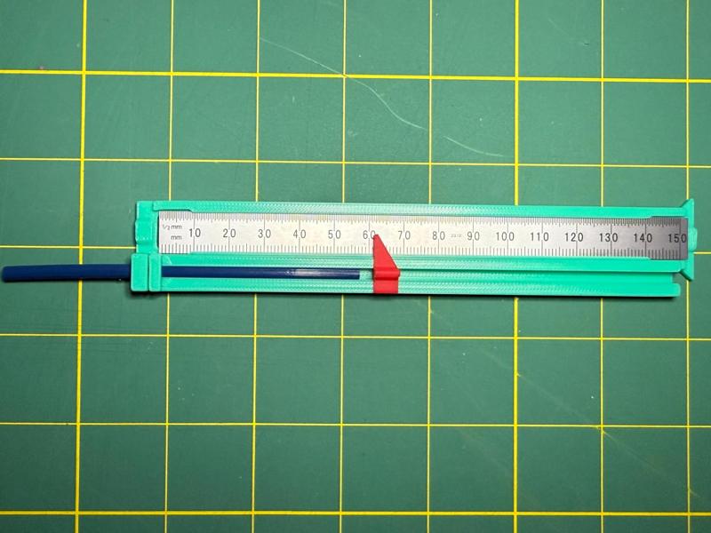 Mitutoyo scale holder & PTFE cutter 150mm