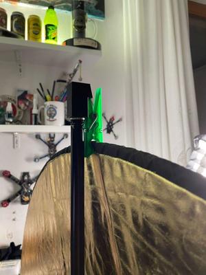 Reflector panel support
