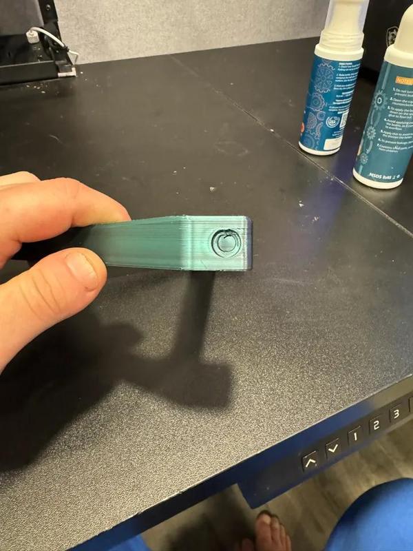 Modified Cleats - French Cleat replaced with hole mounts   