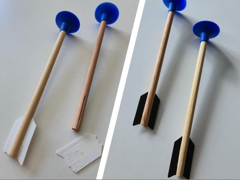 Replacement Fin for VAH Crossbow Bolt (8 mm Shaft)