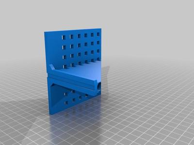 Little shelf with wire track, speaker surround shelf
