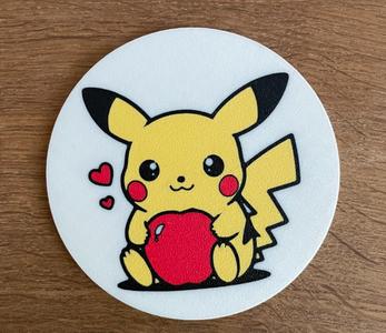 Pikachu Coaster / Pokemon / Coffee / Tea / Holder