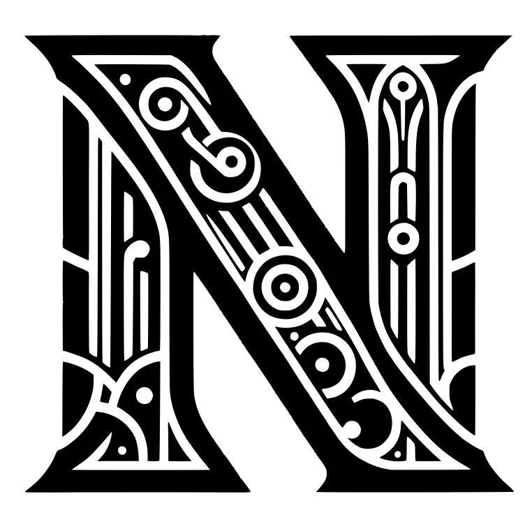 Letter N   