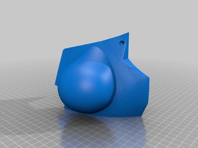 InMoove Left female breast plate