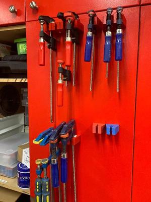 F clamp wall hooks   