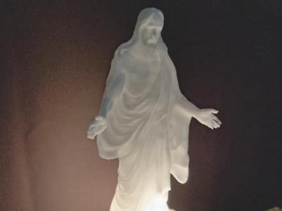 JESUS MODEL WITH LIGHT   