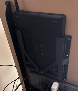 Under-desk Laptop Mount