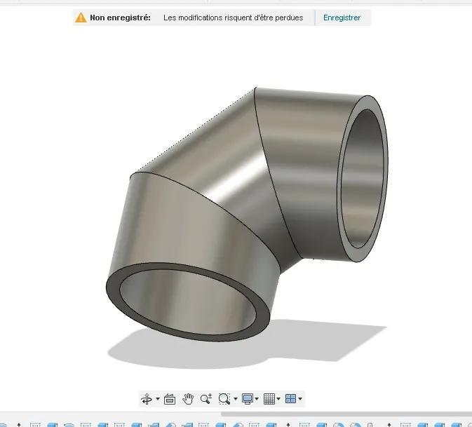 Coude 90 (2x45) D:160 pour thermodynamique   