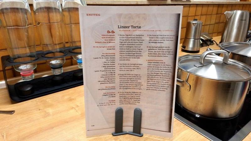 Zettel-Halter, Rezept-Halter / Slip Holder, Recipe holder 