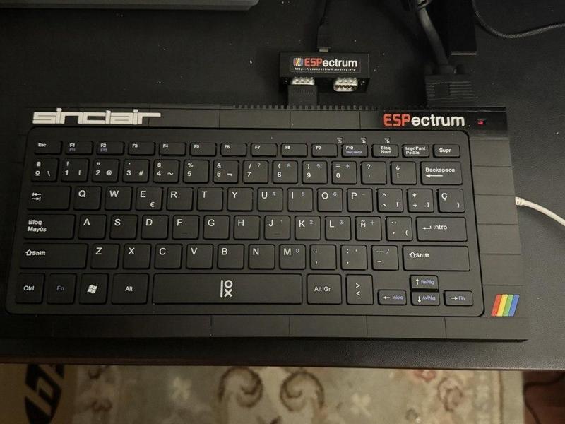 Carcasa teclado para emulador ESPectrum