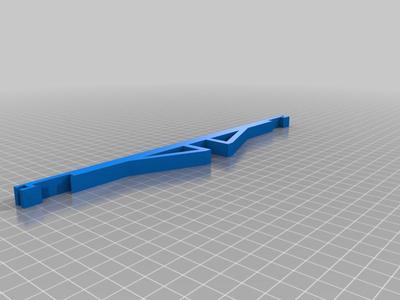 Front and back bracket for Expandable LED Strip Holder 