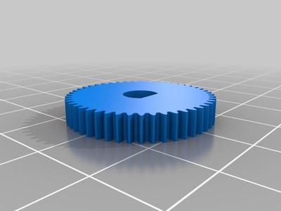 48 teeth D shape key gear