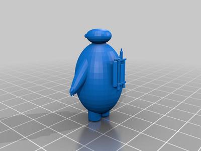 Baymax with a jetpack