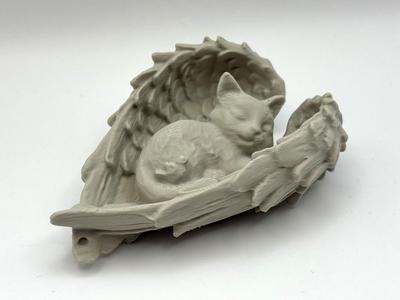 Angel Kitten Ornament