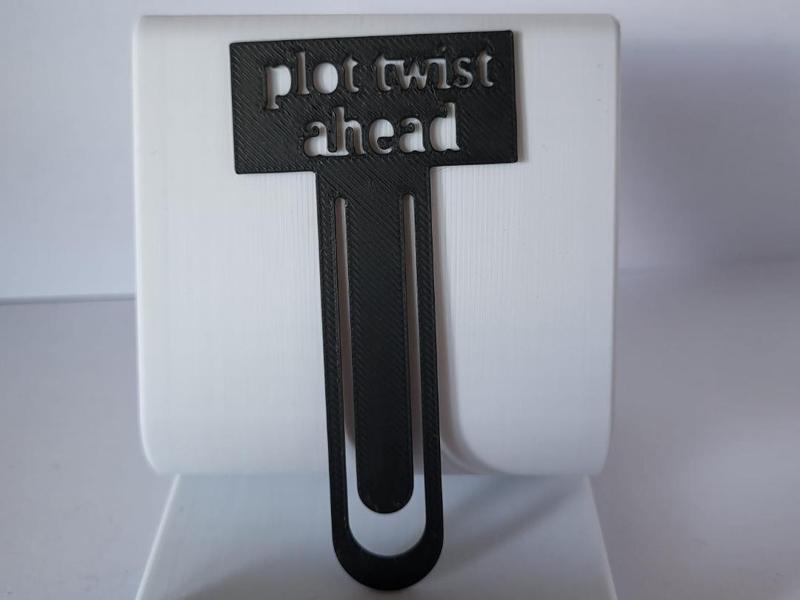 Plot Twist Ahead – Fantasy & Thriller Bookmark