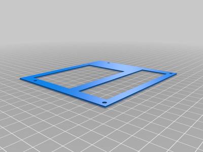 Anet ET5X mainboard Screw Hole template