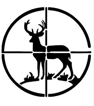 Deer stencil