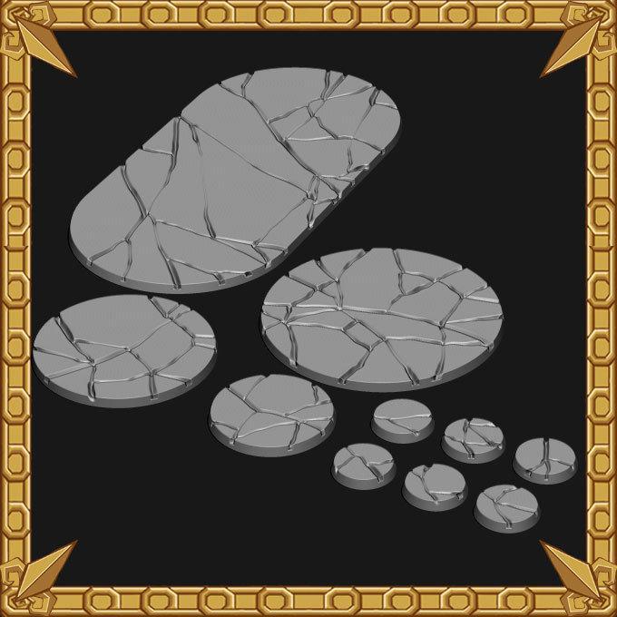 Miniature Bases (Cracked)