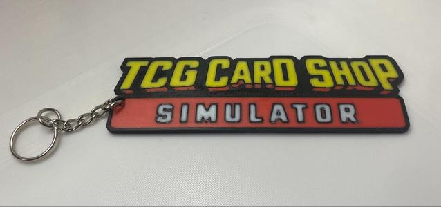 TCG Card Shop Simulator Keychain