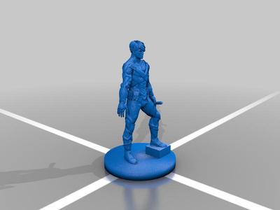 Posed Models for Gotham Knights board game