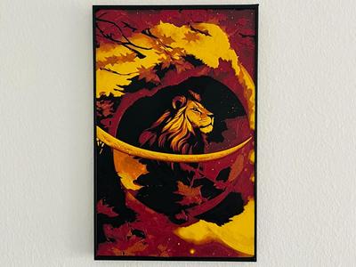 Lion Moon - Hueforge