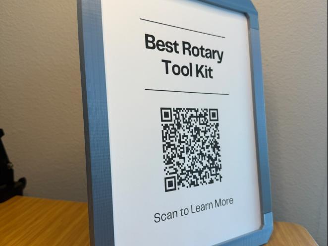 Picture Display Paper Frame Sign Holder Advertise