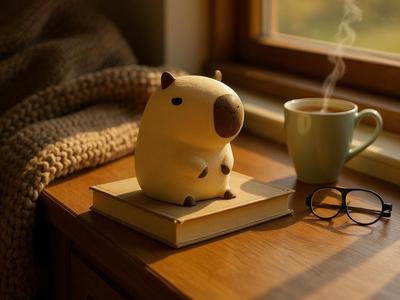Cute Capybara – Capturing Calm in Every Curve