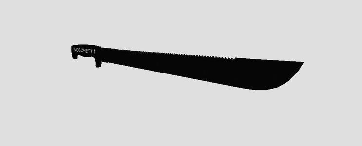 The name is Moschetti (NOT MACHETE).obj